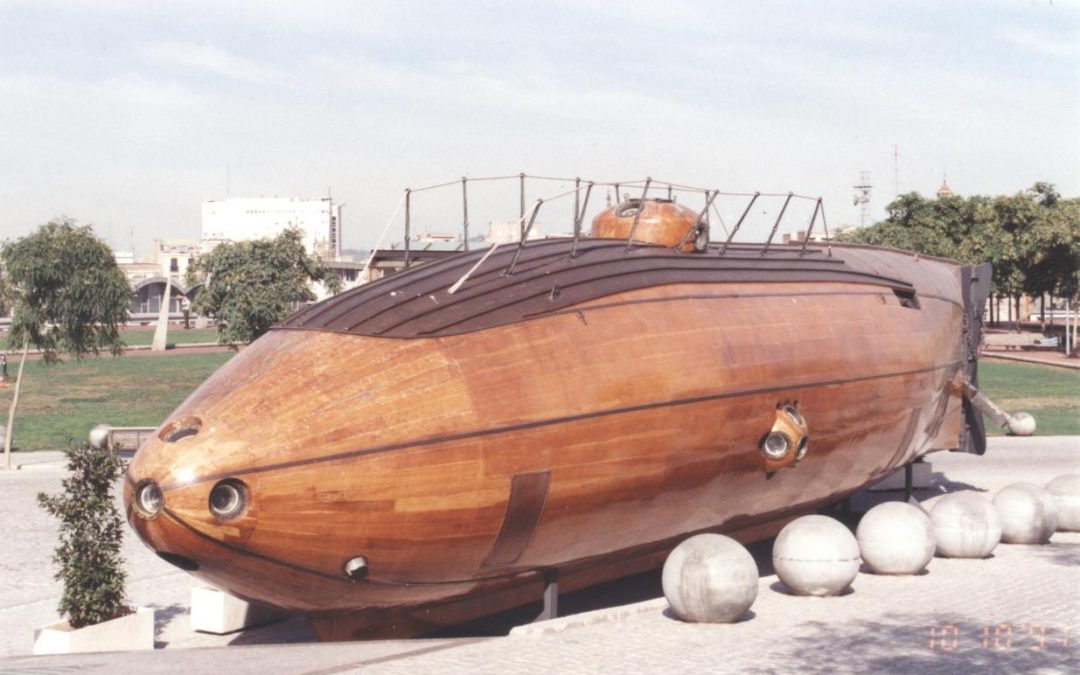 ICTÍNEO, EL SUBMARINO ESPAÑOL CONSTRUIDO EN MADERA DE OLIVO