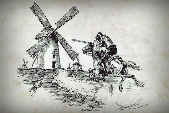 ¿PUDO DON QUIJOTE DE LA MANCHA TOPARSE CON MOLINOS DE ACEITE DE VIENTO?