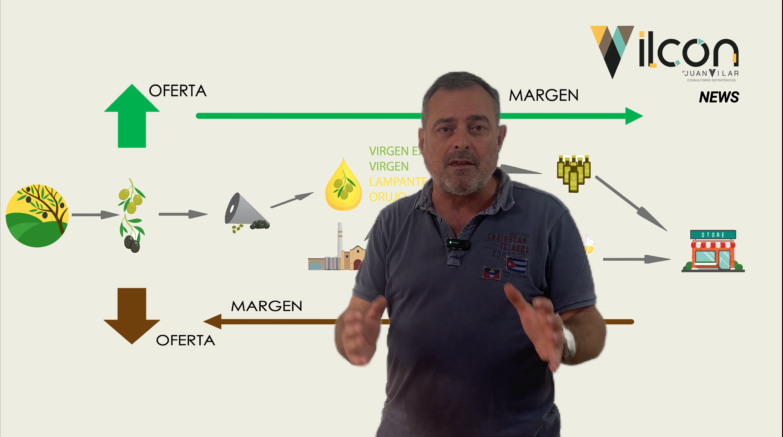La cadena de valor del aceite de oliva y el comportamiento de la renta neta según la oferta