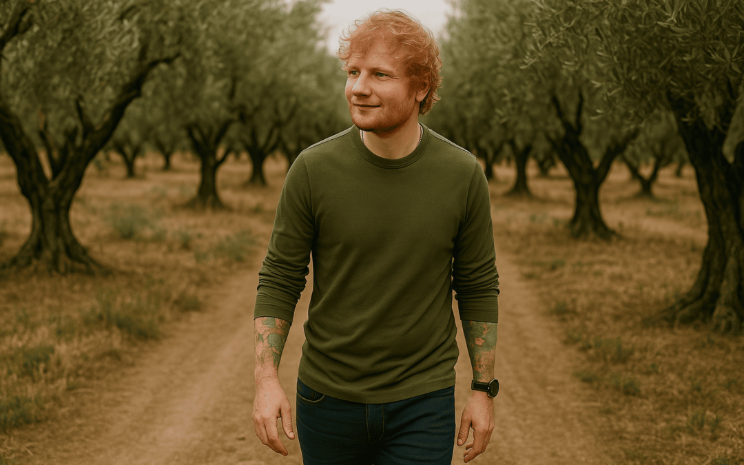 Ed Sheeran y el aceite de oliva: del escenario a los olivares