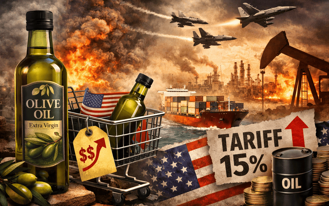 ¿Cómo afecta la crisis bélica de Oriente Medio al consumo de aceites de oliva en USA?