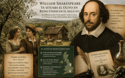 WILLIAM SHAKESPEARE YA SITUABA EL OLIVO EN REINO UNIDO EN EL SIGLO XVI